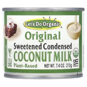 Edward & Sons Lets Do Organic® Sweetened Condensed Coconut Milk Original 7.4 oz (210 g)