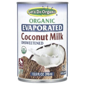Edward & Sons Lets Do Organic® Leite de Coco Evaporado Orgânico Sem Açúcar 398 ml (135 fl oz)