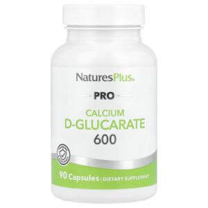 NaturesPlus Pro Calcium D-Glucarate 600 90 Cápsulas (600 mg por Cápsula)