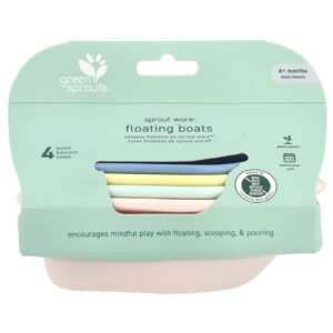 Green Sprouts Sprout Ware® Floating Boats 6+ Months Multicolor 4 Boats