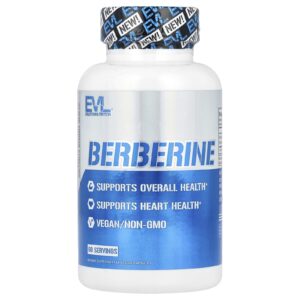 EVLution Nutrition Berberina 60 Cápsulas Vegetais (500 mg por Cápsula)
