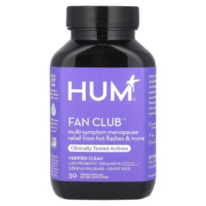 HUM Nutrition Fan Club™ Multi-Symptom Menopause Relief 30 Vegan Capsules