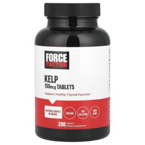 Force Factor Kelp 150 mcg 200 Tablets