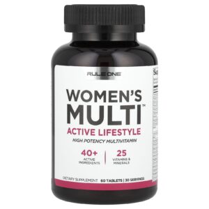 Rule One Proteins Womens Multi™ Estilo de Vida Ativo 60 Comprimidos