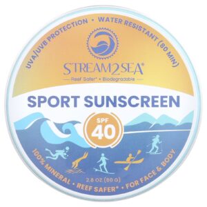 Stream2Sea Protetor Solar Sport FPS 40 80 g (28 oz)