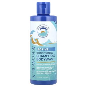 Stream2Sea Shampoo e Sabonete Líquido para Condicionamento Ativo 250 ml (85 fl oz)