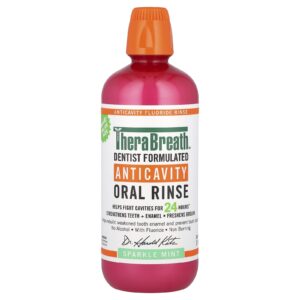 TheraBreath Enxaguante Bucal Anticáries Menta Brilhante 1 l (338 fl oz)