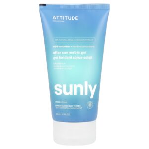 ATTITUDE Sunly Gel Melt-In After Sun Menta e Pepino 150 ml (51 fl oz)