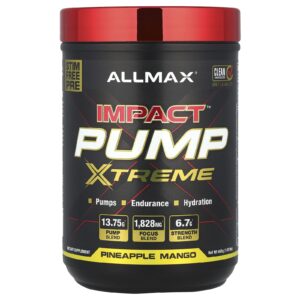 ALLMAX Impact™ Pump Xtreme Abacaxi e Manga 465 g (102 lb)