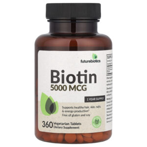 Futurebiotics Biotin 5000 mcg 360 Vegetarian Tablets