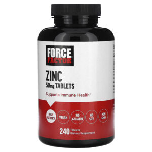 Force Factor Zinco 50 mg 240 Comprimidos