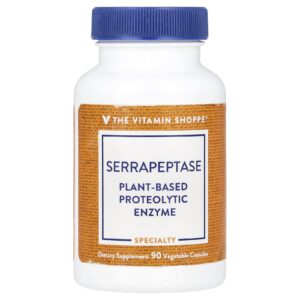 The Vitamin Shoppe Serrapeptase 90 Cápsulas Vegetais