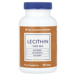 The Vitamin Shoppe Lecitina 1.200 mg 90 Cápsulas Softgel
