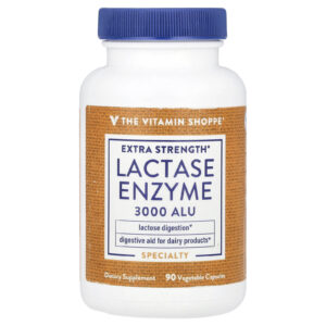 The Vitamin Shoppe Enzima de Lactase 3.000 ALU 90 Cápsulas Vegetais