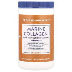 The Vitamin Shoppe Colágeno Marinho Sem Sabor 216 g (762 oz)