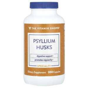 The Vitamin Shoppe Cascas de Psílio 300 Cápsulas (720 mg por Cápsula)