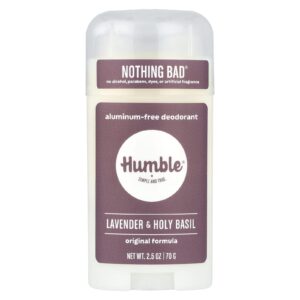 Humble Brands Desodorante sem Alumínio Lavanda e Manjericão Santo 70 g (25 oz)