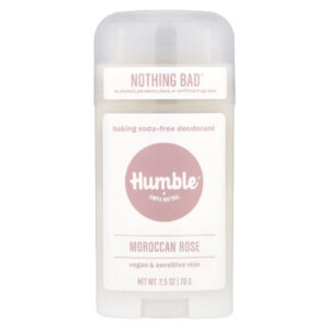 Humble Brands Desodorante Sem Bicarbonato de Sódio Rosa Marroquina 70 g (25 oz)