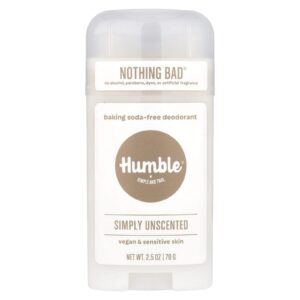 Humble Brands Desodorante Sem Bicarbonato de Sódio Simply Sem Perfume 70 g (25 oz)