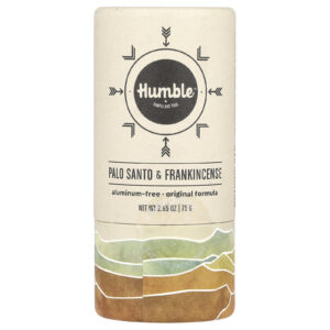 Humble Brands Desodorante sem Alumínio Palo Santo e Olíbano 75 g (265 oz)