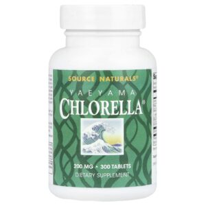 Source Naturals Yaeyama Chlorella® 300 Comprimidos (20 mg por Comprimido)
