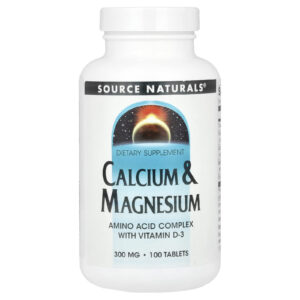Source Naturals Cálcio e Magnésio 100 Comprimidos