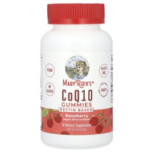 MaryRuths Gomas CoQ10 Framboesa 60 Gomas (60 mg por Goma)