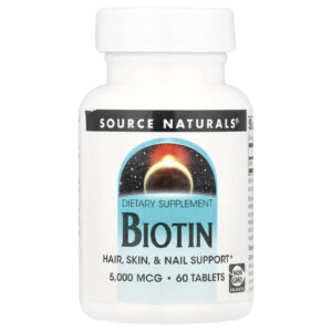 Source Naturals Biotina 5.000 mcg 60 Comprimidos