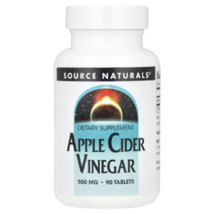 Source Naturals Vinagre de Sidra de Maçã 500 mg 90 Comprimidos