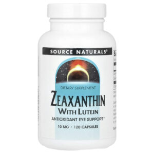Source Naturals Zeaxantina com Luteína 10 mg 120 Cápsulas