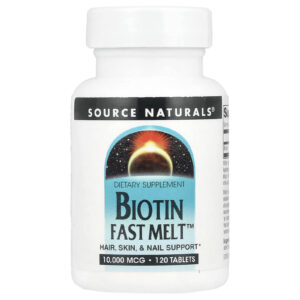 Source Naturals Biotin Fast Melt™ 10.000 mcg 120 Comprimidos