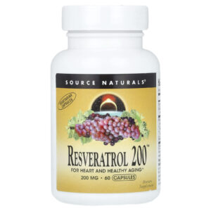 Source Naturals Resveratrol 200™ 200 mg 60 Cápsulas