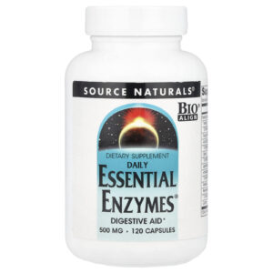 Source Naturals Daily Essential Enzymes® 500 mg 120 Cápsulas
