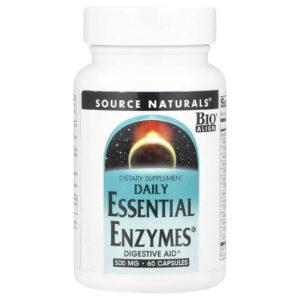 Source Naturals Daily Essential Enzymes® 500 mg 60 Cápsulas