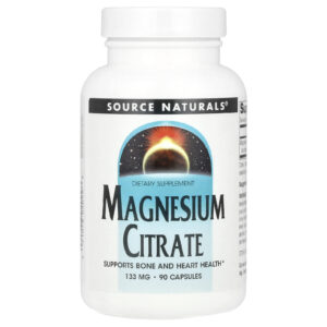 Source Naturals Citrato de Magnésio 133 mg 90 Cápsulas