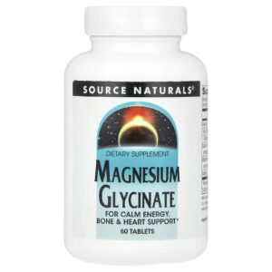Source Naturals Glicinato de Magnésio 60 Comprimidos