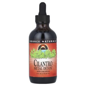 Source Naturals Cilantro Metal Detox™ com Clorela 11828 ml (4 fl oz)
