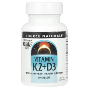 Source Naturals Vitamina K2+D3 30 Comprimidos