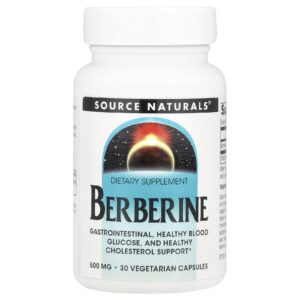 Source Naturals Berberina 500 mg 30 Cápsulas Vegetarianas