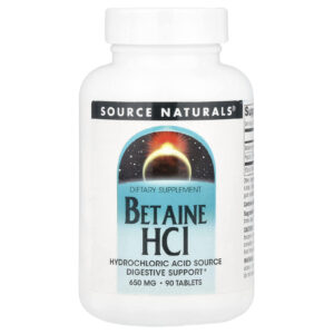 Source Naturals Betaína HCI 90 Comprimidos