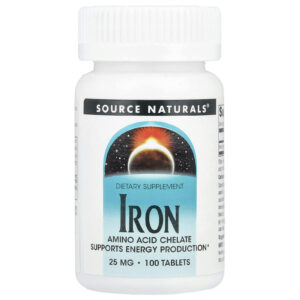 Source Naturals Ferro 25 mg 100 Comprimidos