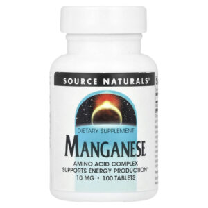Source Naturals Manganês 10 mg 100 Comprimidos