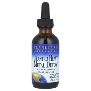 Planetary Herbals Cilantro Pesado Metais Detox™ com Clorela 5914 ml (2 fl oz)