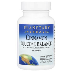 Planetary Herbals Cinnamon Glucose Balance™ 45 Comprimidos