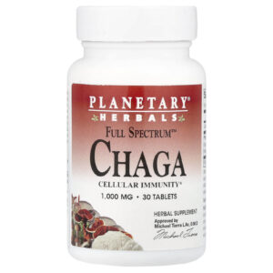 Planetary Herbals Chaga Full Spectrum™ 30 Comprimidos