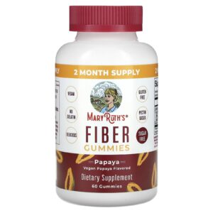 MaryRuths Gomas de Fibra Mamão 60 Gomas