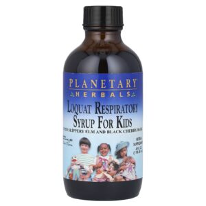 Planetary Herbals Xarope Respiratório para Crianças de Nespereira 11828 ml (4 fl oz)