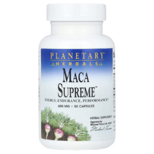 Planetary Herbals Maca Supreme™ 600 mg 50 Cápsulas