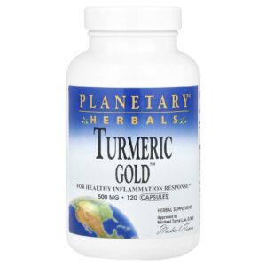 Planetary Herbals Turmeric Gold™ 500 mg 120 Cápsulas