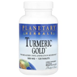 Planetary Herbals Turmeric Gold™ 120 Comprimidos